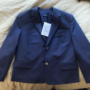 Theory Cropped Boxy Blazer in Good Wool